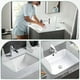 thumbnail image 3 of Inteprter Protector contra salpicaduras de ducha hecho de acrílico, resistente al agua, a prueba de arañazos, fácil de limpiar, fácil de Cocina y Comedor, 3 of 5