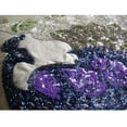 thumbnail image 2 of The HomeCentric Pack of 2 22x22 inch (55x55 cm) Pillow Cover Silver Pillow Cover Beaded Peacock Pillow Cover Art Silk Square Throw Pillow Cover Floral Decorative Traditional - Silver Dancing Peacock, 2 of 3