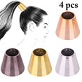 thumbnail image 2 of 4 Pcs Pinces à Cheveux Queue de Cheval Couleur Unie Antidérapantes, 2 of 10