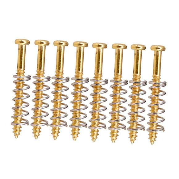 de Tornillos para Pastilla Piezas de Repuestos para Guitarra Eléctrica Baja Acústica - Dorado, se describe Oro Hugo Guitar Humbucker Pickup Screws