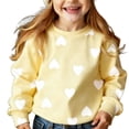 thumbnail image 2 of Blusas y camisas de manga larga con cuello redondo Estampado para niños Estampado de manga larga Casual Suelto Forro polar para mayor calidez Sudadera con capucha de manga larga con cuello redondo par, 2 of 6