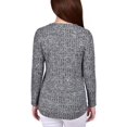 thumbnail image 2 of NY Collection Womens Petites Ribbed Pullover Top, 2 of 2