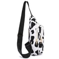 thumbnail image 7 of Jiibva Cow Printed Sling Bag Chest Bag for Men Women, Lightweight Casual Crossbody Bag Shoulder Bag for Hiking Cycling Traveling, 7 of 7