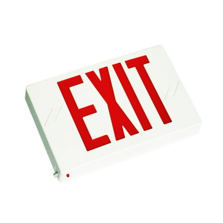 - eToplighting LED Red Exit Sign light With Battery Backup Lighting, WMLS2030
