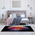 thumbnail image 5 of Jellyfish Polyester Office Rugs for Right-Angle Floor Mats - Durable and Stylish Desk Accessories for Home or Work Office - Bottom and Easy to Clean - 200 Characters, 5 of 6