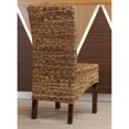 thumbnail image 2 of International Caravan Bali Gaby Chaise de Salle à Manger Tissée Abaca (Ensemble de 2), 2 of 2