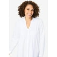thumbnail image 4 of Woman Within Plus Size Perfect Pintuck Tunic, 4 of 6