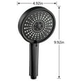 thumbnail image 2 of Shower Heads Abs, Shower Spray Shower, One Showerhead(Black One Size), 2 of 6
