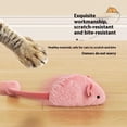 thumbnail image 4 of Jouet Interactif Souris en Peluche pour Chat avec Fluorescence Nocturne Souris Simulation Jouet pour Chat d'Intérieur, 4 of 6