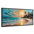 thumbnail image 1 of Cuadro Decorativo Marco Flotante Cielo sobre Tulum 120x60 Marco Negro, 1 of 3
