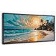 thumbnail image 1 of Cuadro Decorativo Marco Flotante Cielo sobre Tulum 120x60 Marco Negro, 1 of 3