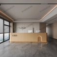 thumbnail image 1 of Modern Front Reception Desks Conference Lectern Store Podium Luxury Desk Lectern Information Rezeptionstisch Theater Furniture My Lux Decor Round, 1 of 9