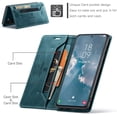 thumbnail image 3 of Wallet Case for Samsung Galaxy S23 5G,Magnetic Protect PU Leather Flip Case with Card Holders RFID Blocking Kickstand Shockproof Protection Case for Samsung Galaxy S23 5G 2023 (Teal), 3 of 18