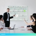 thumbnail image 3 of Magnetic Glass Whiteboard Calendar Yearly Planner White Board Calendar Dry Erase Board 34”x46” Dry Erase Calendar for Wall Glass Calendar Whiteboard Home Office Large Wall Calendar, 3 of 5