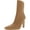 Tan, variant on Journee Womens Elissa Pull On Stacked Heel Booties