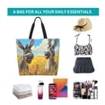 thumbnail image 4 of Japuie Funny Countryside Donkey Print Shoulder Bag,Top Handle Shoulder Purses and Handbags,Tote Shoulder Bag for Women,Ideal for Shopping, Work, and School, 4 of 7