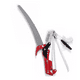 thumbnail image 1 of Cortador De Ramas Altas Exteriores 2 En 1 Para Ramas Altas rojo plata, 1 of 5