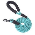 thumbnail image 2 of Doggy Tales Braided Rope Leash Blue, 2 of 3