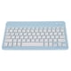 thumbnail image 2 of Función de pantalla de bloqueo de teclado inalámbrico Conexión estable portátil pequeña Batería de larga duración Mini teclado inalámbrico para PCAzul, 2 of 8