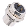 thumbnail image 4 of Waterproof Connector, 2 Pin 2 Pin Waterproof Socket Thread Power Outlet  For  Electrical Conductivity For Brass Shell ANGGREK Hole Socket, 4 of 8
