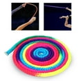 thumbnail image 3 of GETIT Rainbow Color Gymnastics Rope, Solid Competition Arts Training, Nylon Material Lightweight, Durable Compatible with Daily Effective Aerobic Exercise, Convenient, 3 of 5
