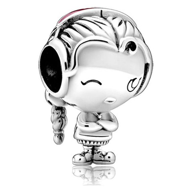 Charms Pandora de Carro de Calabaza Princesa para Pulsera Cuentas de Plata Chapado