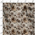 thumbnail image 2 of Soimoi Florals Printed, Japan Crepe SatinFabric, by The Yard 54 Inch Wide, Decorative Sewing Fabric for Dresses Kimonos Gowns, Brown, 2 of 6
