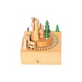 thumbnail image 1 of Music Boxes Wooden Rotating Carousel Portable Plant Musical Box Smooth Sturdy Elegant Switch Pure Sound Home Accessory Type 2, 1 of 7