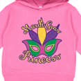 thumbnail image 3 of Inktastic Mardi Gras Princess Toddler Hoodie, 3 of 4
