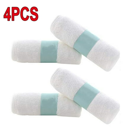 

4Pieces Baby Bath Towels Square Muslin Bamboo Hand Cloths Newborn Gauze Kids Feeding Handkerchief