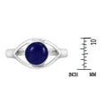 thumbnail image 4 of AeraVida Magestic Mystical Evil Eye Blue Lapis-Lazuli Stone Inlay Sterling Silver Ring Anniversary Jewelry Gift for Women Accessories - 10, 4 of 7