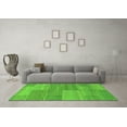 thumbnail image 3 of Ahgly Company Indoor Rectangle Abstract Green Modern Area Rugs, 2' x 3', 3 of 4