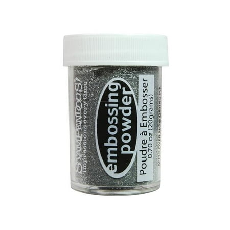 Stampendous Embossing Powder .70oz Silver Tinsel