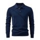 thumbnail image 2 of Ceisia Men's Winter Casual Solid Color Button-Up Turndown Collar/Lapel Long Sleeve Shirt - Comfortable Daily Outdoor Gift Wear, 2 of 9