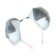 thumbnail image 3 of Diadema con orejas de perro jinwen para disfraz Gris, 3 of 8
