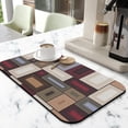 thumbnail image 2 of Washable Rubber Abstract Contemporary Dish Drying Mats for Kitchen Counter Home Large Coffee Bar Pad Accessories and Decor for Utensils Stemware 23.5''x15.5'', 2 of 6