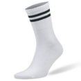 thumbnail image 6 of 6 Pairs Women’s Tennis Crew Socks Cotton Extra Thin Breathable Socks (Size 9-11, Shoe 5-10) - Style 1, 6 of 10