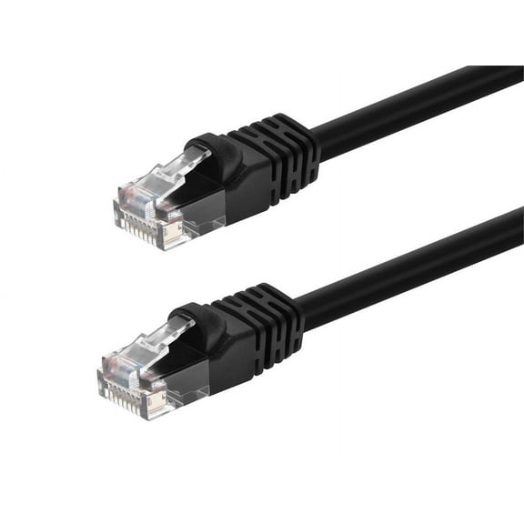 Monoprice 14ft Cat5e Snagless UTP Network Patch Cable, Black 102145