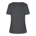 thumbnail image 6 of Mittory Womens Summer Tops Dressy Casual Short Sleeve V Neck T Shirts Cute Blouses Fashion Loose Fit Tunics, 6 of 7