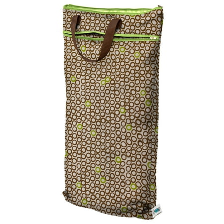 Planet Wise Hanging Wet/Dry Bag, Lime Cocoa Bean