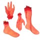 thumbnail image 1 of 4 piezas de decoración de horror de Halloween Prop Suministros, 1 of 5