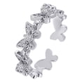 thumbnail image 1 of Fiudx Collar Elegante, Anillo Ajustable con Diamantes, Elegante Joyería de Aleación, Regalo de Boda, Accesorio de Moda para Mujer, Ligera Variación de Color Posible., 1 of 2