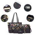 thumbnail image 4 of Bolsos de mano de cuero sintético a la moda para mujer, bolso de hombro, bolso con asa superior, conjunto de 4 Uds., 4 of 5