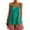 Blackish Green, variant on Women's Cotton Linen Tank Top, Spaghetti Strap Sleeveless Camisole, Summer Loose Fit Lightweight Shirt for Casual Wear, Beach Vacation, and Daily Outfits Blackish Green L