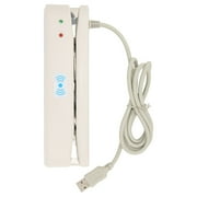 Card Swiper, Compact Portable Credit Card Skimmer Two Way Swiping For ID Authentication For Banking System For POS System
