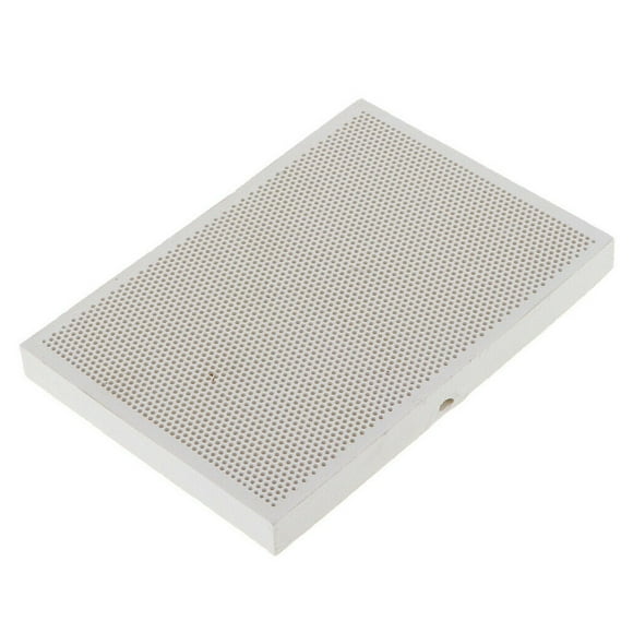 Riwesomey Deflector térmico de cerámica, panal de abeja, tablero resistente al fuego, herramienta de procesamiento de joyería de ladrillo Suministros de soldadura