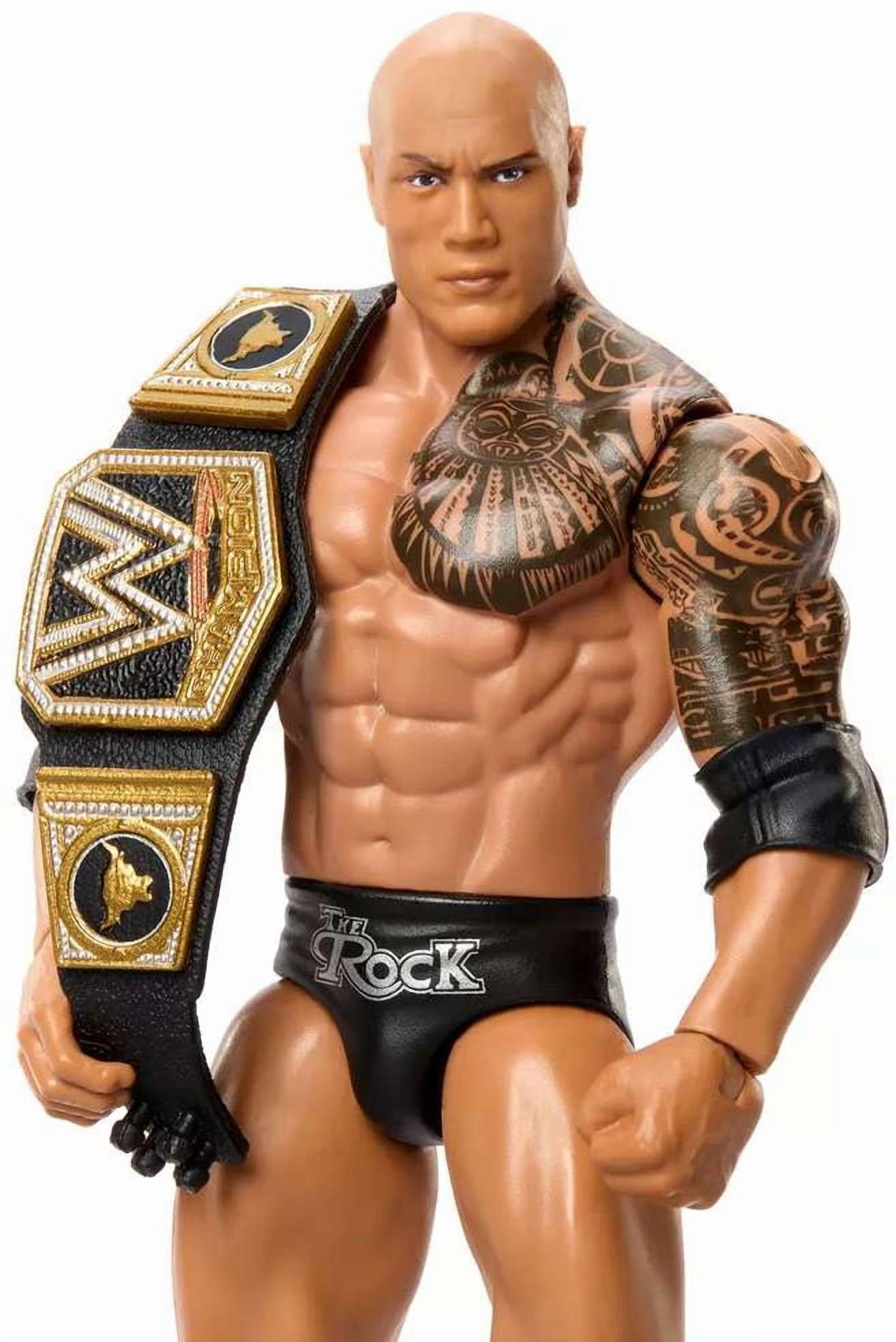 WWE The Rock Main Event Champions 5 Toy Wrestling Action Figure