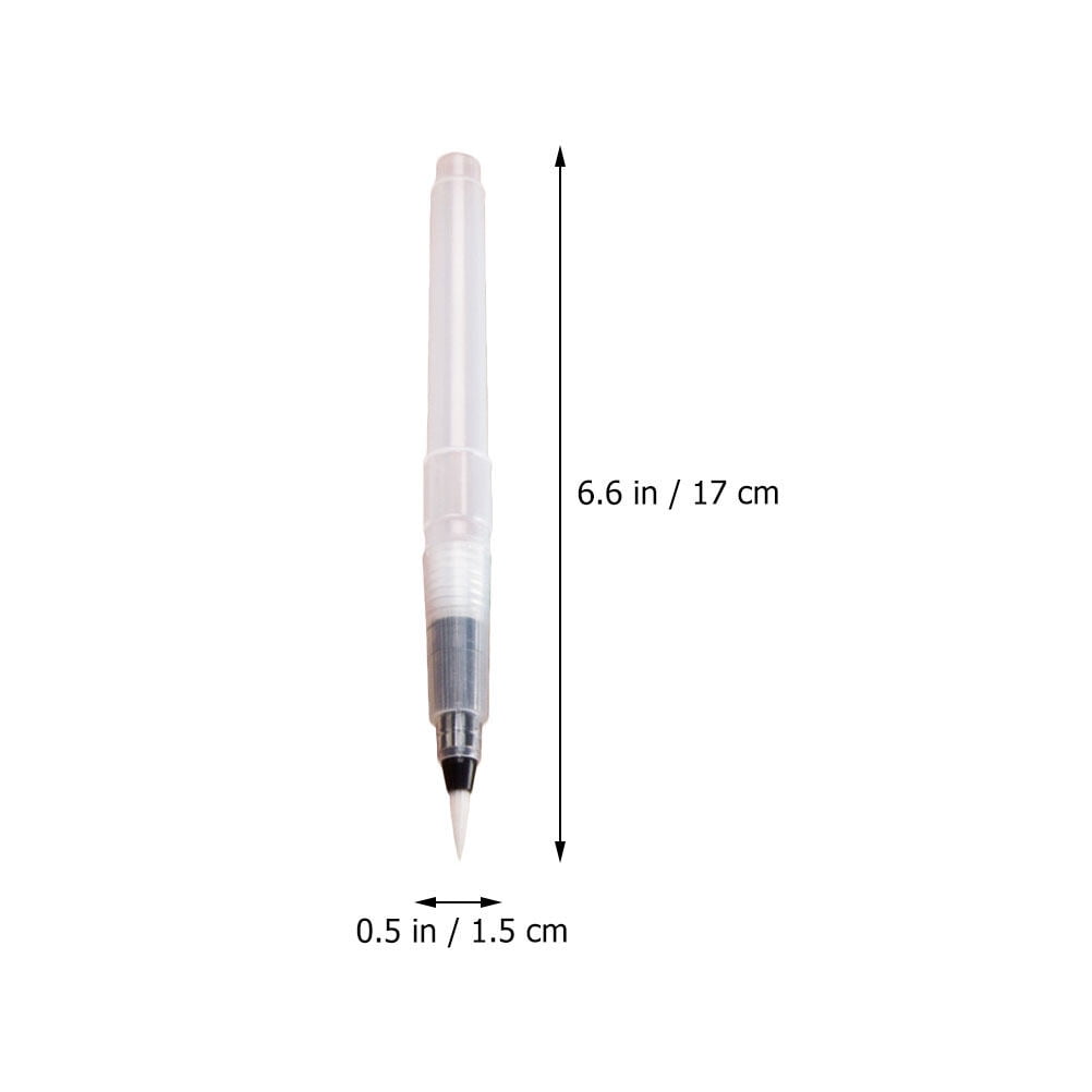 Shuliwen 6 Watercolor Brush Pens Refillable Water Brush for Painting