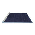 thumbnail image 2 of Ahgly Company Machine Washable Indoor Rectangle Abstract Blue Contemporary Area Rugs, 7' x 9', 2 of 4