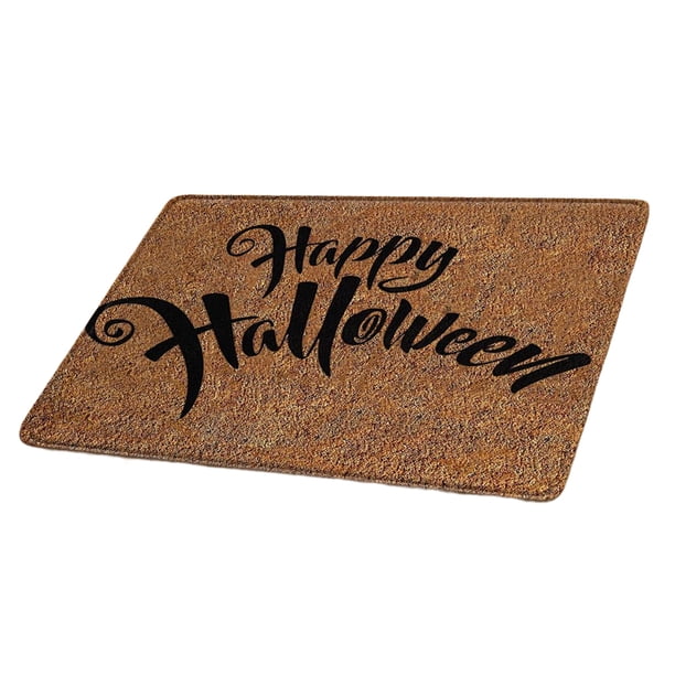 Bewildely Alfombras con letras de dibujos animados, alfombra protectora para sala de estar de Halloween, no tóxica, lavable, decoración de casa, Kits de decoración para fiestas No.15 Bewildely HA045781-15